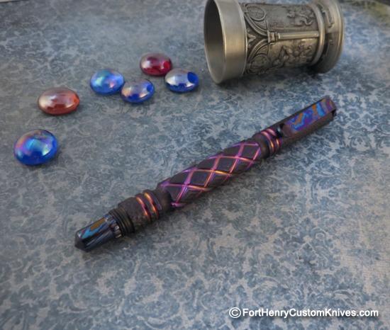 Ti_Gear_Design - Custom Pen - Titanium - Timascus - Image 2