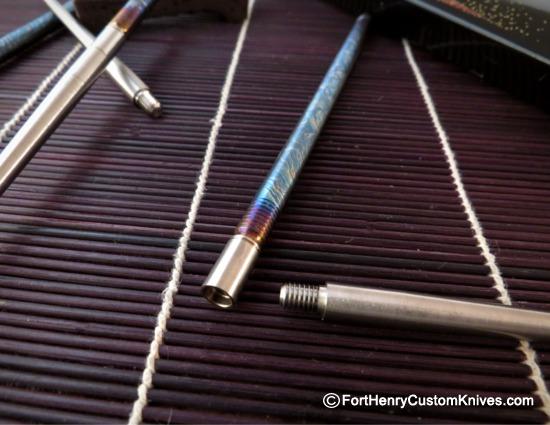 Alan Folts - TiStix - Titanium Chopsticks ~ Take Down - High Voltage Finish - Image 3