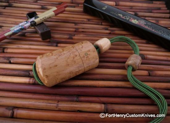 Raymond Johnson - Custom Kiridashi -  Birdseye Maple & Wenge Wood Sheath - Image 2