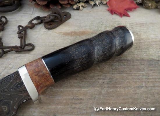 Herb Derr - Hand Forged Drop Point - Rare Gemsbok Antler - Image 3