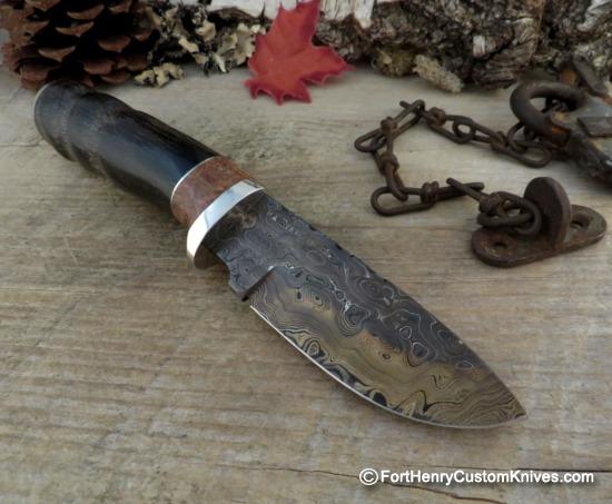 Herb Derr - Hand Forged Drop Point - Rare Gemsbok Antler - Image 6