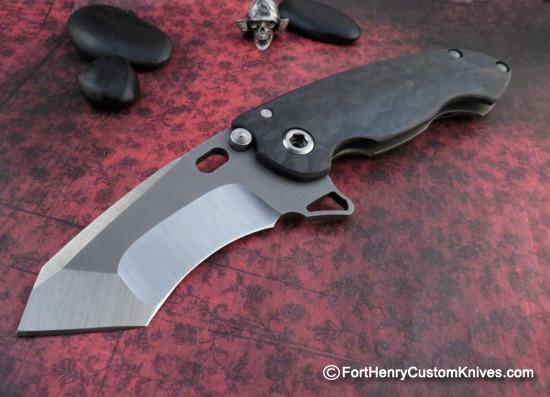 DireWare - NEW V7 Solo - Tanto Recurve Flipper - Carbon Fiber