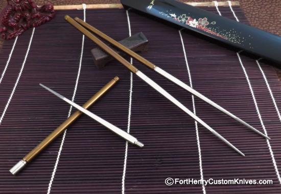 Alan Folts - TiStix - Titanium Chopsticks ~ Take Down - Bronze