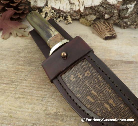 Herb Derr - Hand Forged - Straight Back Hunter - Zebra - Image 6