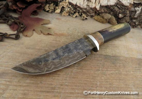 Herb Derr - Hand Forged - Straight Back Hunter - Zebra