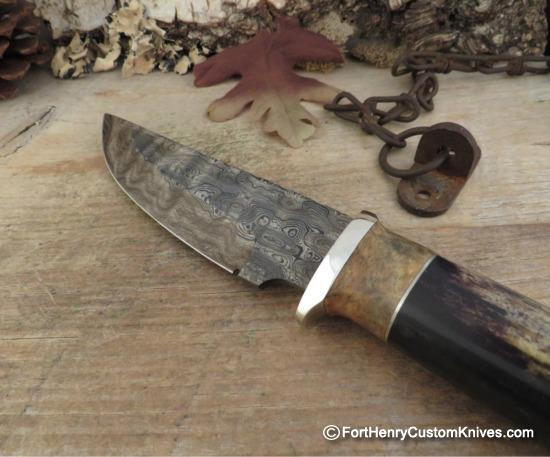 Herb Derr - Hand Forged - Straight Back Hunter - Zebra - Image 2