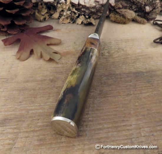 Herb Derr - Hand Forged - Straight Back Hunter - Zebra - Image 4