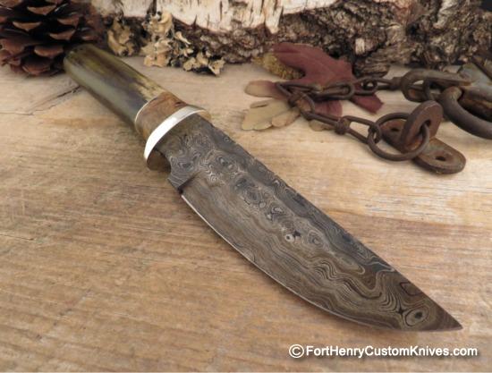 Herb Derr - Hand Forged - Straight Back Hunter - Zebra - Image 5