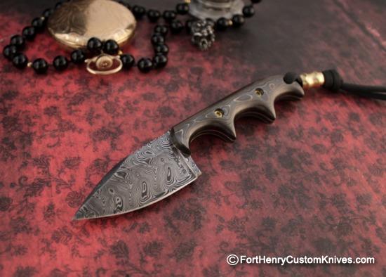 Alan Folts - Rare Presentation Minimalist - Damasteel - Fat Carbon
