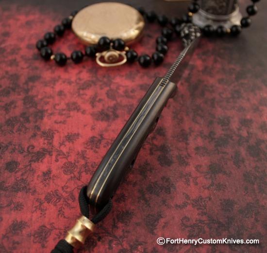 Alan Folts - Rare Presentation Minimalist - Damasteel - Fat Carbon - Image 3