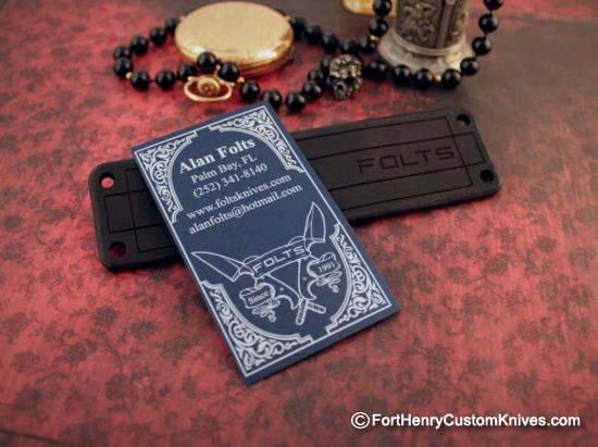 Alan Folts - Rare Presentation Minimalist - Damasteel - Fat Carbon - Image 6