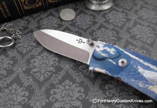 Bob Dozier - Custom Folding Hunter - Wooly Mammoth & MOP - Image 2