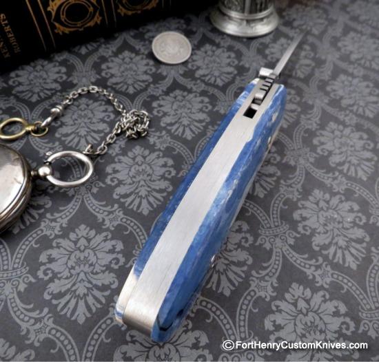 Bob Dozier - Custom Folding Hunter - Wooly Mammoth & MOP - Image 3