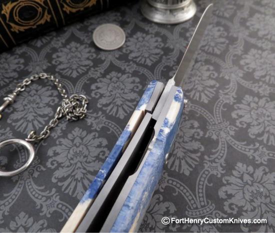 Bob Dozier - Custom Folding Hunter - Wooly Mammoth & MOP - Image 4