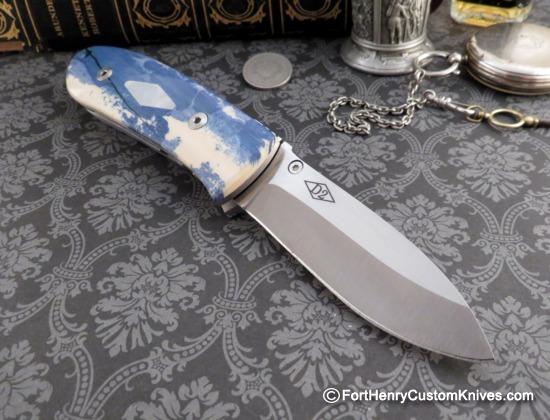 Bob Dozier - Custom Folding Hunter - Wooly Mammoth & MOP - Image 5