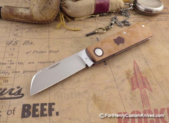 Willem Steenkamp - Custom Barlow - Slipjoint - Richlite - New Mark