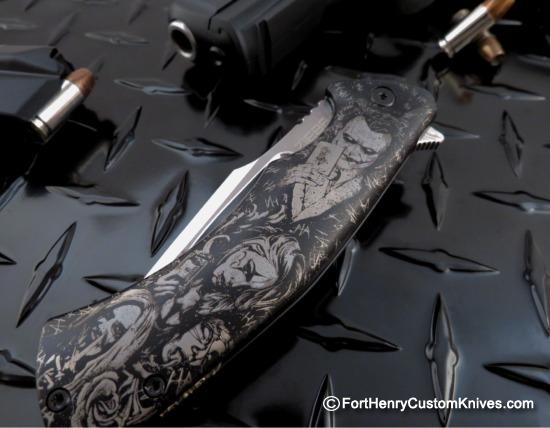Michael Zieba - S5 Flipper - Joker - Damasteel - Image 2