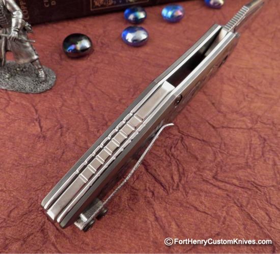 Dew Hara - Custom Copper NOAH MK-II - Tanto Flipper - Inlays - Image 4