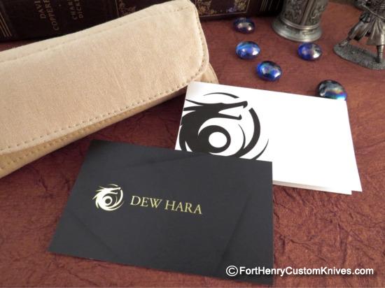 Dew Hara - Custom Copper NOAH MK-II - Tanto Flipper - Inlays - Image 7
