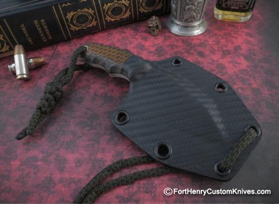 COBBLE Blade - Secret Agent - CPM20CV - Carbon Fiber - Image 6