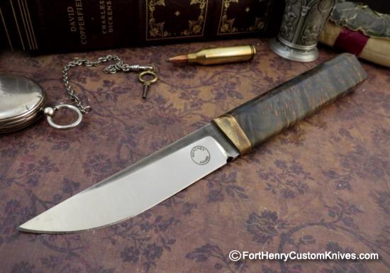 Georgi Menchev - Custom Puukko - RWL34 / Alder Burl