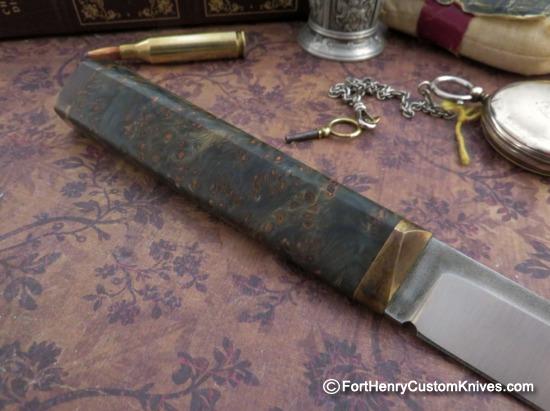 Georgi Menchev - Custom Puukko - RWL34 / Alder Burl - Image 3