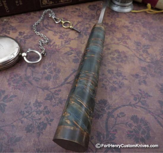 Georgi Menchev - Custom Puukko - RWL34 / Alder Burl - Image 4