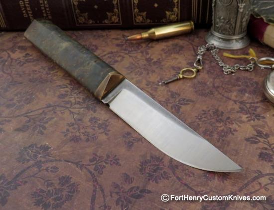 Georgi Menchev - Custom Puukko - RWL34 / Alder Burl - Image 6