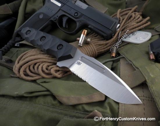 Piotr Gosciniak / PG Knives - Custom Cayman - Serrations - Image 2