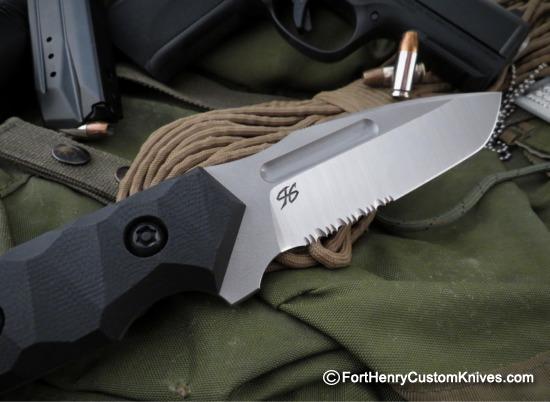 Piotr Gosciniak / PG Knives - Custom Cayman - Serrations - Image 3