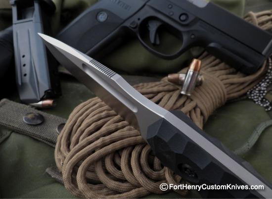 Piotr Gosciniak / PG Knives - Custom Cayman - Serrations - Image 4