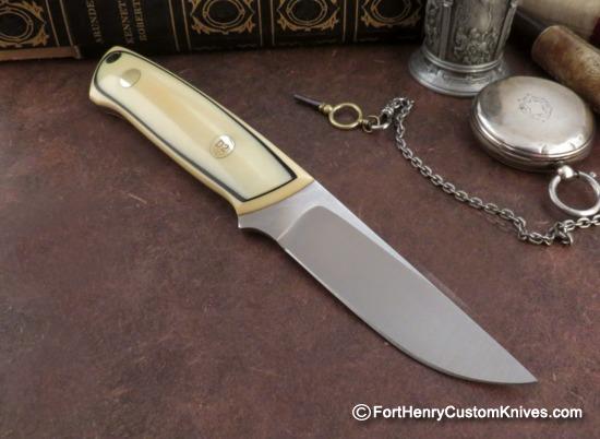Bob Dozier - Custom Slim Outdoorsman - Vintage Ivory Micarta