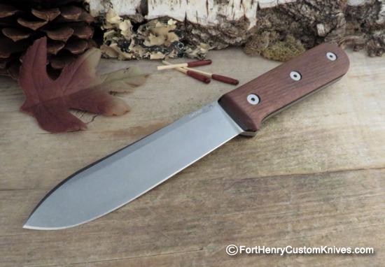 Nathan Carothers - Rare Kephart Bushcraft Knife - Walnut - Steel Choice
