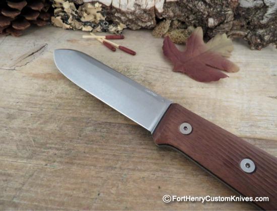 Nathan Carothers - Rare Kephart Bushcraft Knife - Walnut - Steel Choice - Image 2