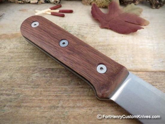 Nathan Carothers - Rare Kephart Bushcraft Knife - Walnut - Steel Choice - Image 4