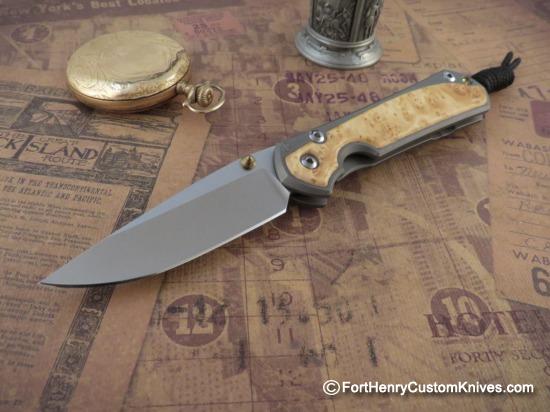 Chris Reeve - Small Sebenza 31 - Box Elder Burl - S45VN