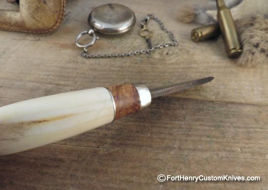 Herb Derr - Custom Mini Pistolero - Hand Forged - Warthog Tusk - Image 2