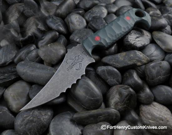 Ken Vehikite / Black Roc Knives - Rare Custom Boba Fett - Virus - Image 4