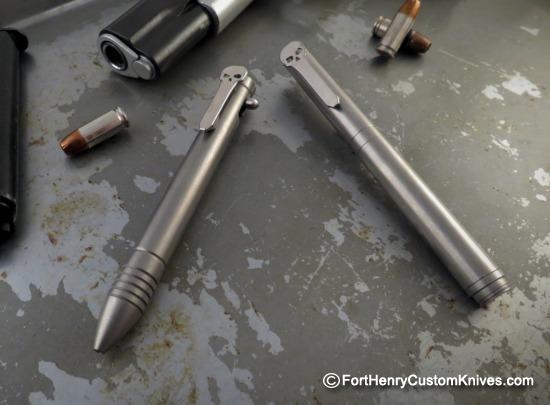 Ramon Chaves - Titanium Pen - Choice - Bolt Action or Twist Cap