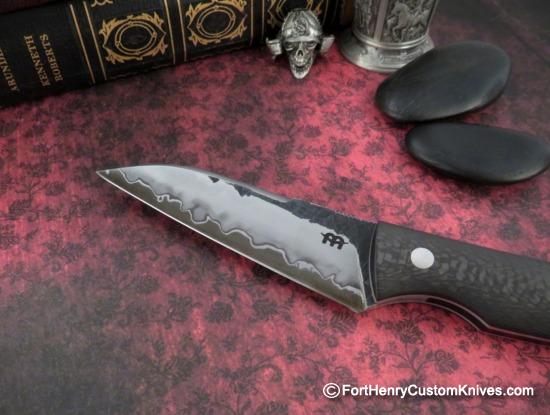 Mariano Yannoni - Custom Ronin - Hand Forged San Mai - Carbon Fiber - Image 2
