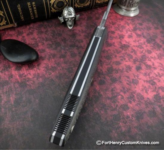 Mariano Yannoni - Custom Ronin - Hand Forged San Mai - Carbon Fiber - Image 4