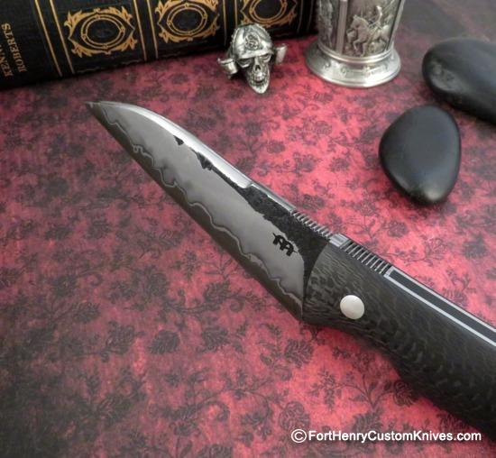 Mariano Yannoni - Custom Ronin - Hand Forged San Mai - Carbon Fiber - Image 5