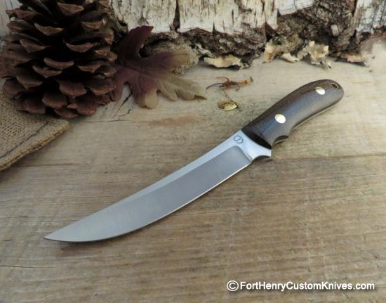 Bob Dozier - Custom Filet Knife - Burlap Micarta