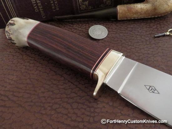 Bob Dozier - Rare Custom Classic Skinner - Flat Ground - Cocobolo/Stag - Image 3