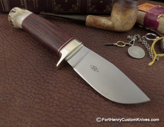Bob Dozier - Rare Custom Classic Skinner - Flat Ground - Cocobolo/Stag - Image 4