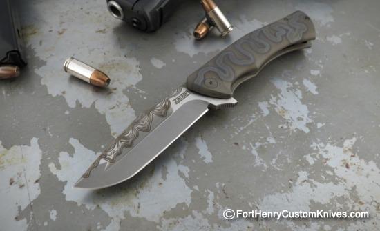 Michael Zieba / Jason Knight - Custom Mini-S5 Flipper - Silver Skulls Backspacer