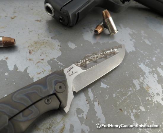Michael Zieba / Jason Knight - Custom Mini-S5 Flipper - Silver Skulls Backspacer - Image 3