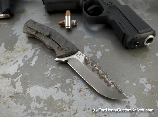 Michael Zieba / Jason Knight - Custom Mini-S5 Flipper - Silver Skulls Backspacer - Image 7