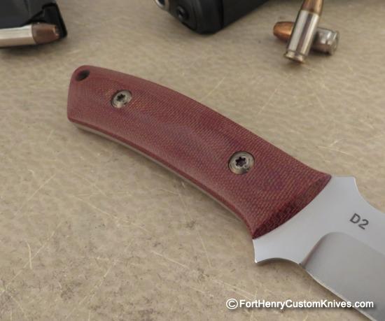 Dan Crotts - New Tactical Model - Talon - Chili Pepper Micarta - Image 3