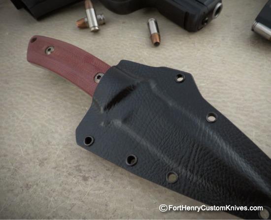 Dan Crotts - New Tactical Model - Talon - Chili Pepper Micarta - Image 5